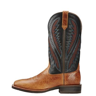 Ariat Quickdraw VentTEK Kahverengi / Siyah Western Csizma Erkek (30765-709)